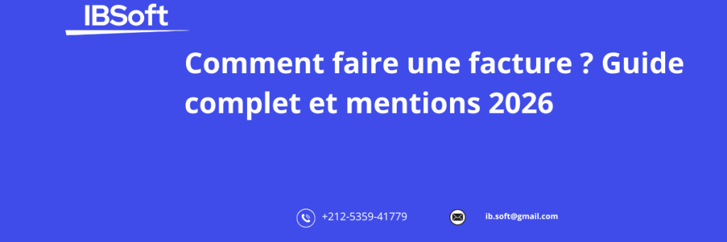 Comment faire une facture