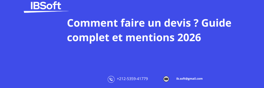 Comment faire un devis