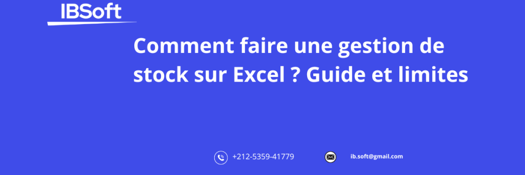 une gestion de stock sur Excel